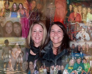 Photo collage of sisters as a Christmas gift